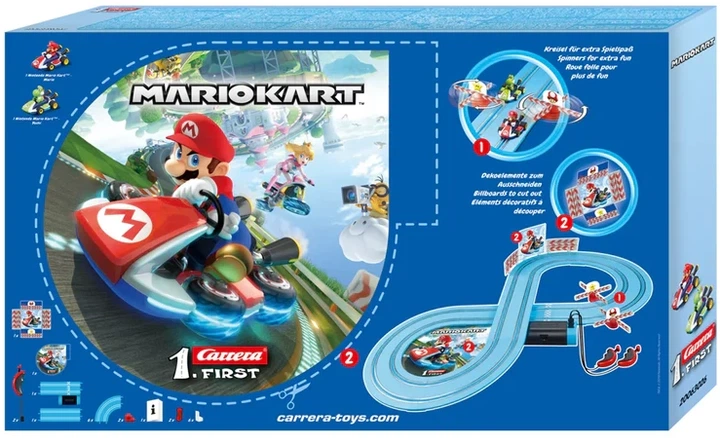 Tor wyścigowy Carrera First Mario Kart Mario vs. Yoshi 2,4 m (63026) - obraz 5