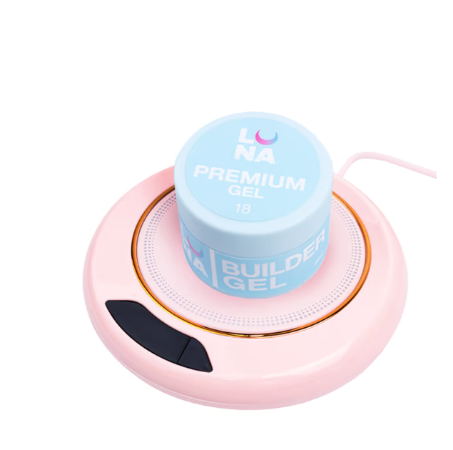 USB подогреватель для чашки, подогреватель напитков 55–75°C с LCD-дисплеем, подогреватель геля и воска, pink(с дефектами) - изображение 5