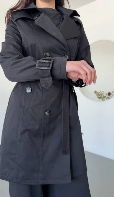 Тренч джинс-коттон 8887р1541 черный L - изображение 6