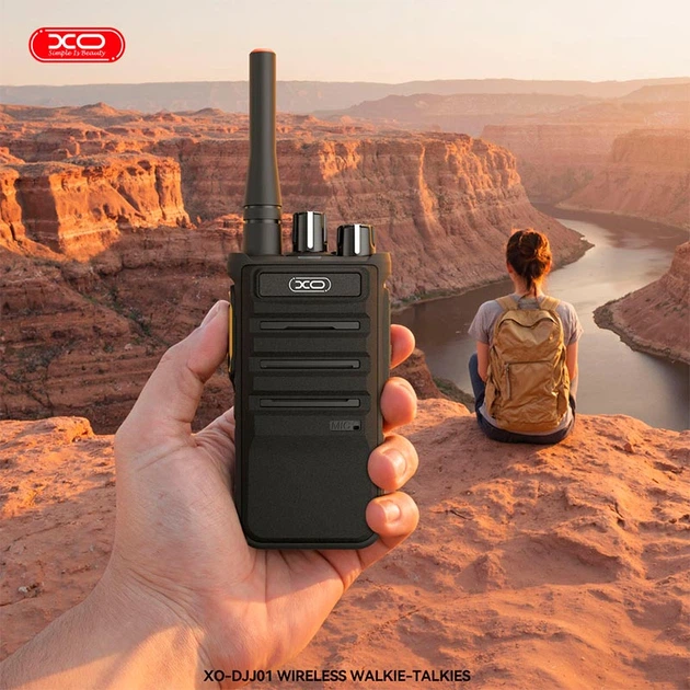 Рация XO-DJJ01 Walkie Talkie |13h, 4km Max| Black - Фото 8 Рация XO-DJJ01 Walkie Talkie |13h, 4km Max| Black - изображение 8