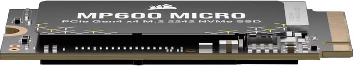 SSD диск Corsair MP600 Micro 1TB PCIe 4.0 (Gen4) x4 NVMe M.2 2242 (CSSD-F1000GBMP600MCR2) - зображення 2