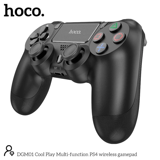 Ігровий контролер HOCO Cool Play Multi-function PS4 бездротовий gamepad DGM01 |6 axis Gyroscope| Black - зображення 7