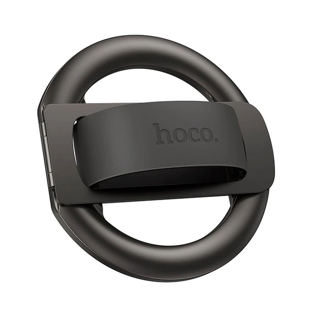 Тримач-підставка HOCO Magic magnetic ring holder GH10 grey - Фото 1 Тримач-підставка HOCO Magic magnetic ring holder GH10 grey - зображення 1