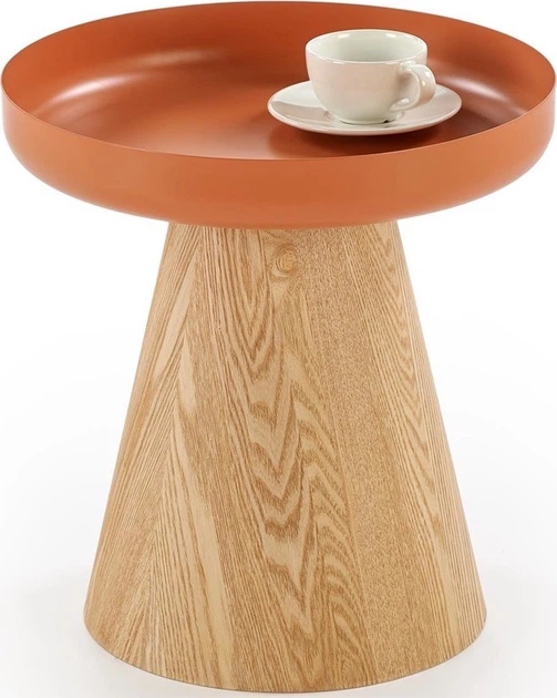 Ława Halmar GINA 40 cm Naturalny/Cynamon (5905248135833) - obraz 2