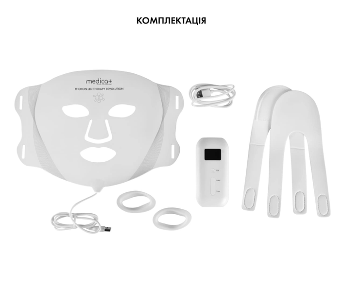 LED-маска для светотерапии MEDICA+ LEDMask 8X, 7 режимов, 108 LED - изображение 12