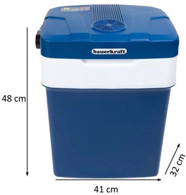 Портативний Bauerkraft Г-449 USB-холодильник для подорожей 29 л - изображение 2