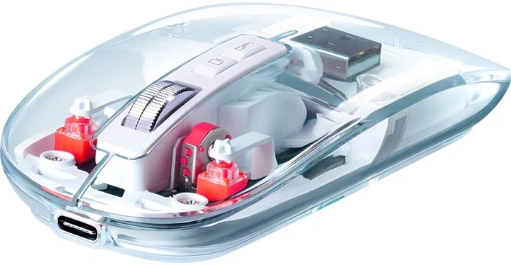 Mysz Defender IXES MM-999 Wireless/Bluetooth Silent (4745090825008) - obraz 6