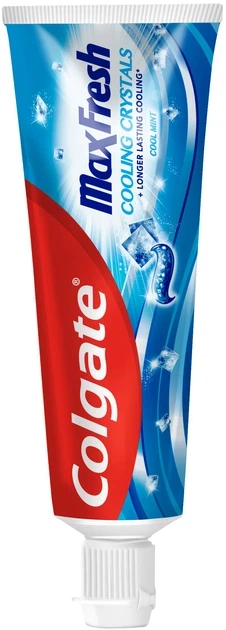 Зубна паста Colgate Max Fresh Cooling Crystals Макс Освіжаюча 100мл - Фото 4 Зубна паста Colgate Max Fresh Cooling Crystals Макс Освіжаюча 100мл - изображение 4