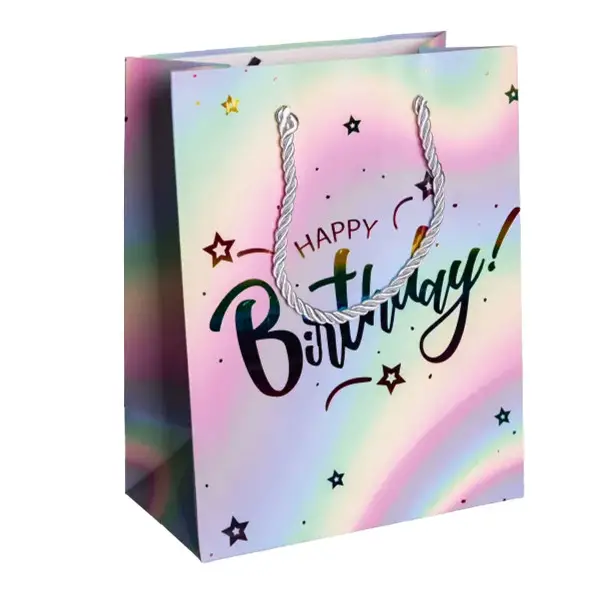 Набір пдарункових пакетів Happy Birthday крафтових 26×10×31.5 см 12 штук HP-10359-16 - Фото 2 Набір пдарункових пакетів Happy Birthday крафтових 26×10×31.5 см 12 штук HP-10359-16 - зображення 2