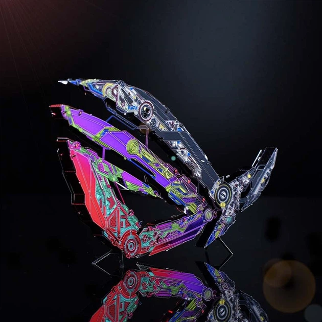 Конструктор металевий Metalhead Asus Rog Logo (кольоровий) - Фото 2 Конструктор металевий Metalhead Asus Rog Logo (кольоровий) - зображення 2