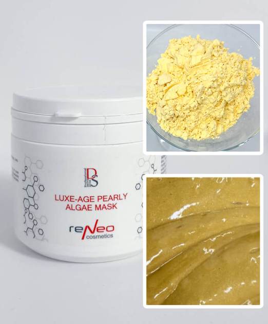 Альгінатна маска для обличчя з відновлювальним ефектом Derma Series Luxe-age Pearly algae mask 210 г - зображення 3