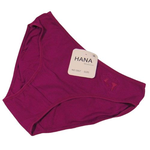 Хлопковые трусики XL фуксия Hana 3957 - Фото 1 Хлопковые трусики XL фуксия Hana 3957 - изображение 1