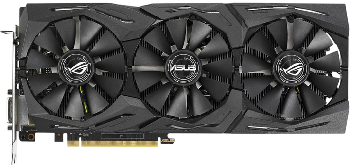 Відеокарта GeForce GTX 1070 Ti 8GB Asus ROG Strix Advanced (STRIX-GTX1070TI-A8G-GAMING) Б/В - Фото 2 Відеокарта GeForce GTX 1070 Ti 8GB Asus ROG Strix Advanced (STRIX-GTX1070TI-A8G-GAMING) Б/В - изображение 2