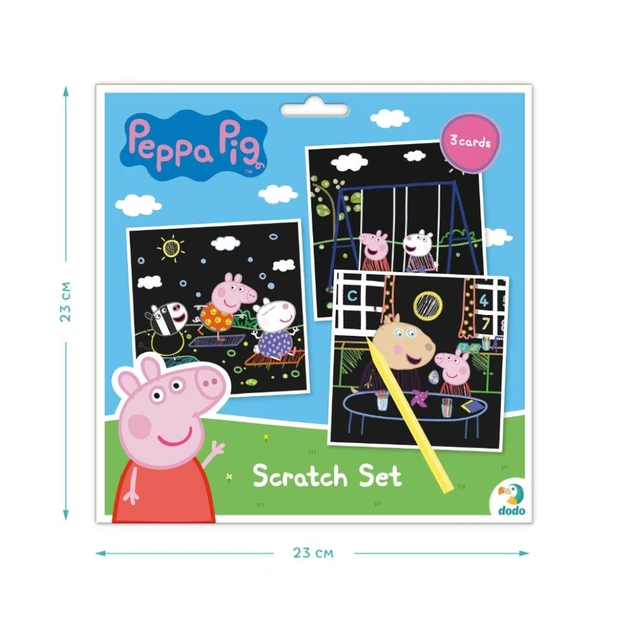 Набор гравюр Peppa Pig "Игра с друзьями" Dodo 200186 - изображение 3