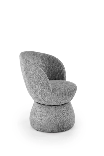 Krzesło do kuchni i salonu Halmar K581 obrotowe Popielate (V-CH-K/581-KR-POPIELATY) (5905248156180) - obraz 5