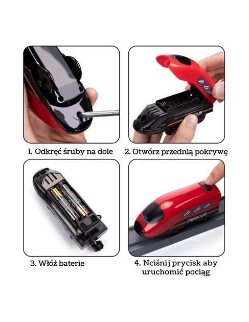 Kolejka elektryczna Woopie Pendolino Straż Pożarna 66 elementów (5906280657444) - obraz 5