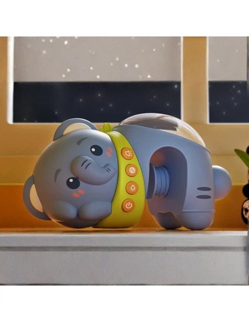 Lampka nocna Woopie Projektor gwiazd Słonik (5906280658076) - obraz 2