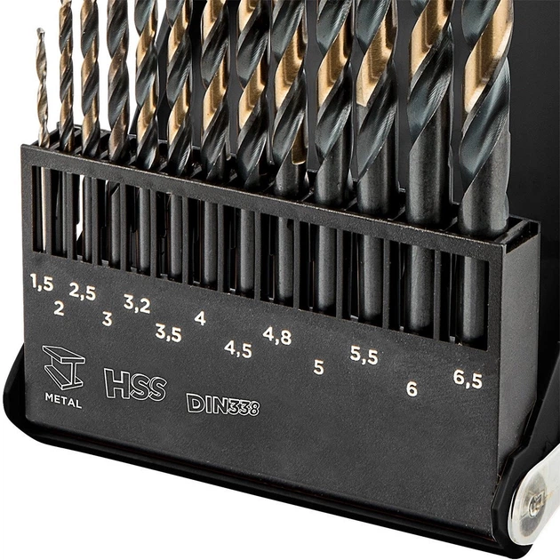 Набір свердел по металу Neo Tools 13 шт. (5906692003181) - зображення 3