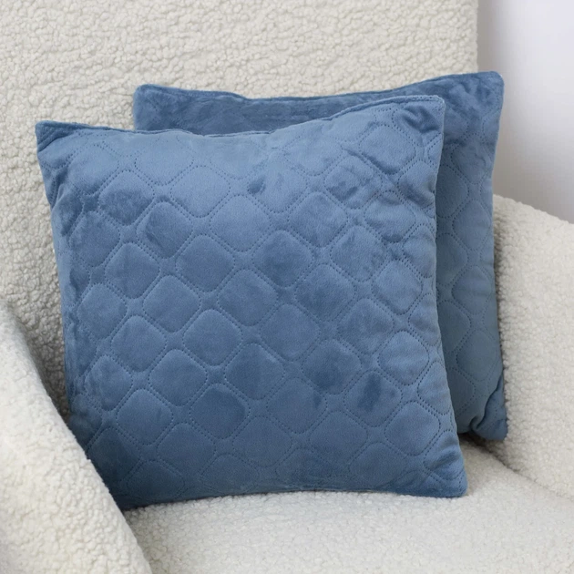 Подушка декоративна "VELURE" Dark Blue, 40x40 - зображення 4