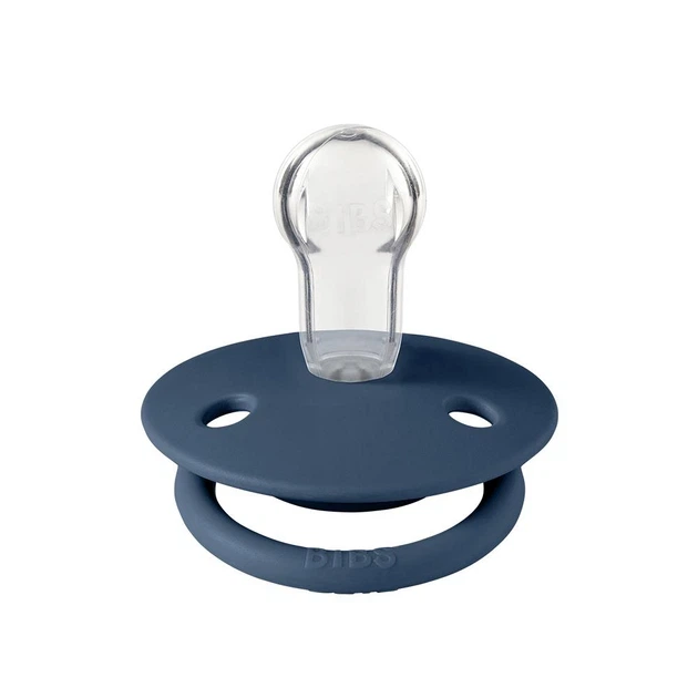 Пустышка BIBS 0-36 мес De Lux Silicone Steel Blue - Фото 1 Пустышка BIBS 0-36 мес De Lux Silicone Steel Blue - изображение 1