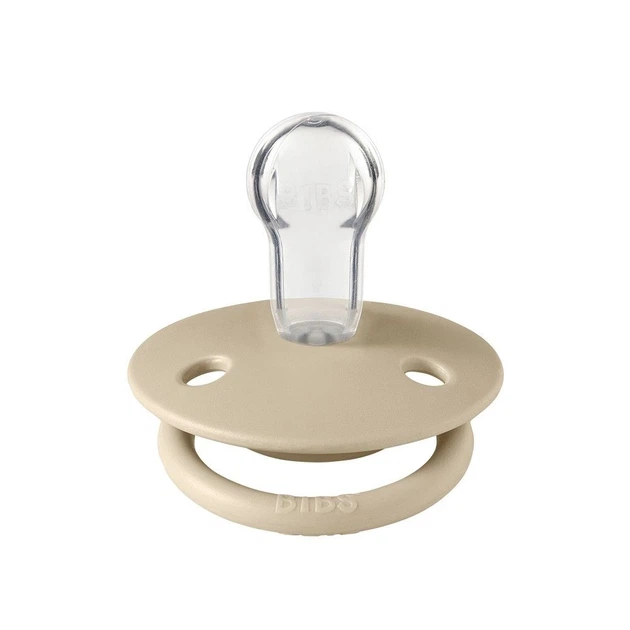 Пустушка BIBS 0-36 m De Lux Silicone - Vanilla - изображение 5