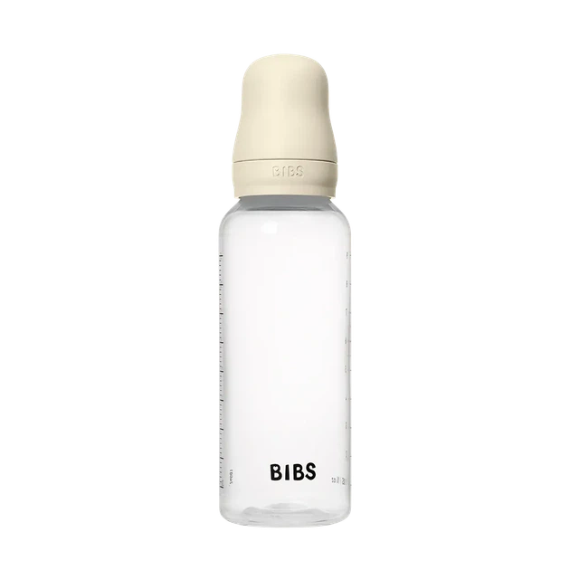Дитяча пляшечка BIBS Baby Bottle Round Latex 270 мл Medium Flow (середній потік) Ivory - Фото 3 Дитяча пляшечка BIBS Baby Bottle Round Latex 270 мл Medium Flow (середній потік) Ivory - изображение 3