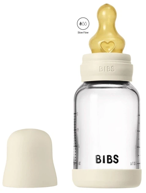 Скляна BIBS Baby Glass Bottle дитяча пляшечка повний комплект Ivory - 120 ml - Фото 7 Скляна BIBS Baby Glass Bottle дитяча пляшечка повний комплект Ivory - 120 ml - изображение 7