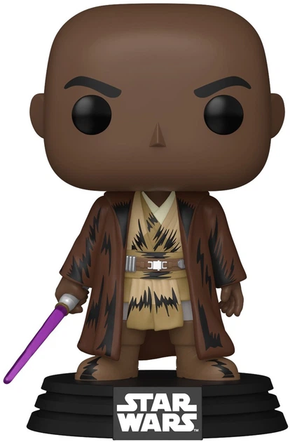 Фігурка Funko POP! Star Wars: Mace Windu (Retro) 10.9 см 90327 (889698903271) - зображення 2