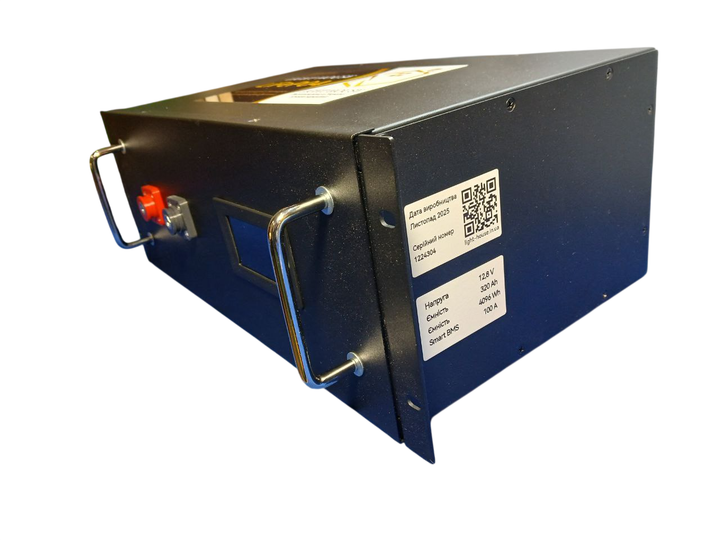 Акумуляторна батарея Light House LiFePO4 12.8V 320Ah 4 kWh Rack 4U - зображення 3