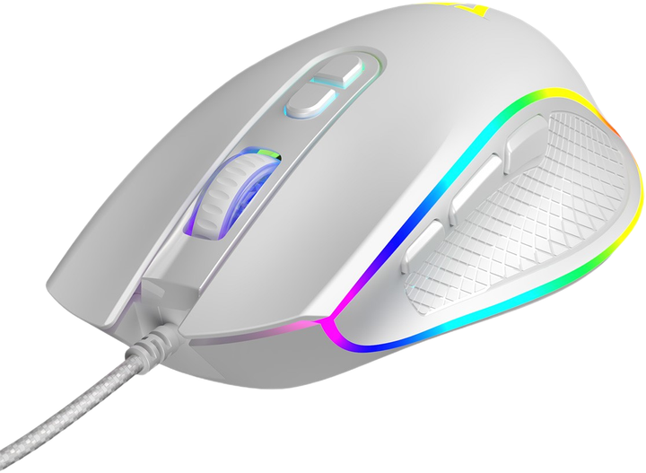 Mysz Modecom Volcano Veles RGB USB White (M-MC-VELES-200) - obraz 5