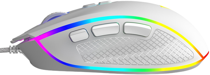 Mysz Modecom Volcano Veles RGB USB White (M-MC-VELES-200) - obraz 7