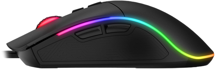 Mysz Havit MS1001S RGB Wired Black-Grey (6939119023096) - obraz 3