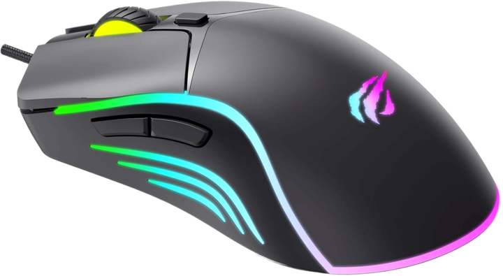 Mysz Havit MS1038 RGB Wired Black (6939119045869) - obraz 3