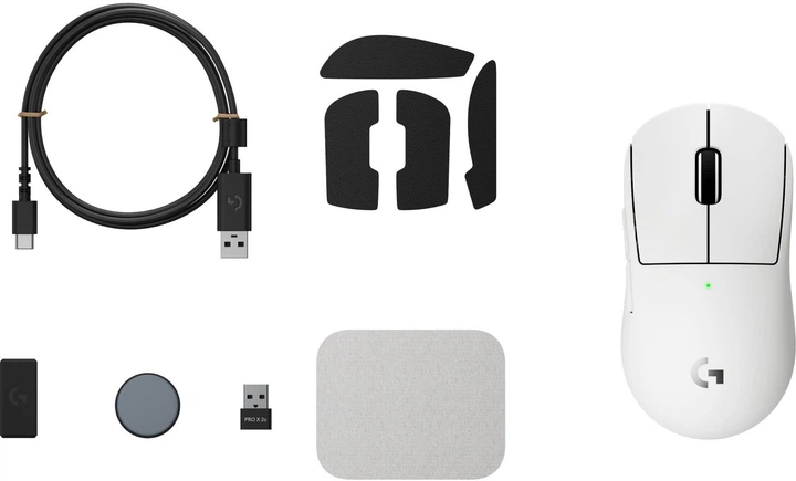 Mysz Logitech G Pro X Superlight 2C Wireless White (910-007538) - obraz 6
