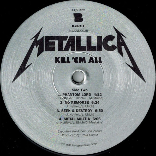 Виниловая пластинка Metallica – Kill 'Em All (Remastered 2016) - изображение 4