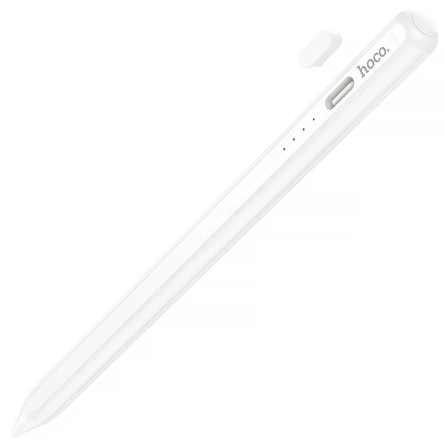 Активный стилус для iPad Hoco GM114 Smart Active Pad с магнитным креплением и защитой от случайных касаний Белый - Фото 3 Активный стилус для iPad Hoco GM114 Smart Active Pad с магнитным креплением и защитой от случайных касаний Белый - изображение 3