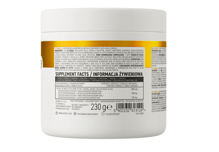 Omega 3 OstroVit 180 штук - изображение 2