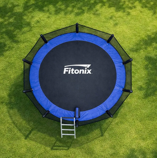 Батут Fitonix 252 см (8 ft) усилен до 120 кг с защитной сеткой 160 см и стремянкой для детей и взрослых - Фото 5 Батут Fitonix 252 см (8 ft) усилен до 120 кг с защитной сеткой 160 см и стремянкой для детей и взрослых - изображение 5