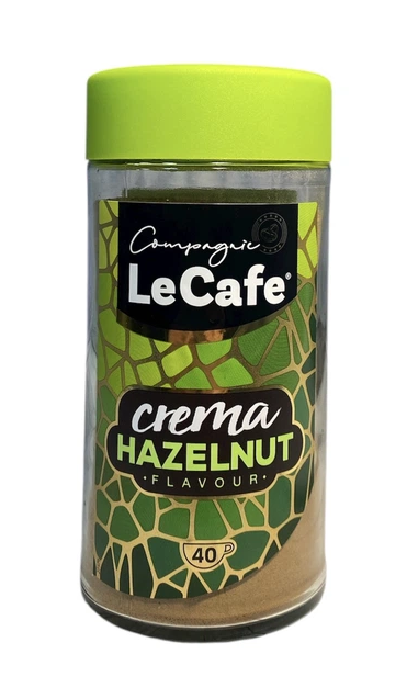 Кава розчинна Le Cafe Crema Hazelnut 75г - Фото 1 Кава розчинна Le Cafe Crema Hazelnut 75г - зображення 1