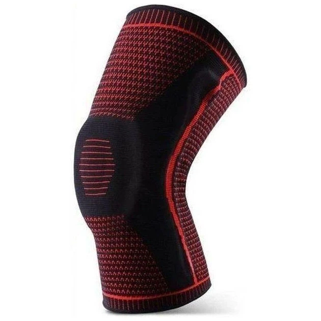 Бандаж на коленный сустав BD AB066. XL/42-44см. Полужесткий. Ребра жесткости. Кольцо-Фиксатор. Черно-Красный. Бандаж колена. Ортез колена. Наколенник ортопедический - Фото 3 Бандаж на коленный сустав BD AB066. XL/42-44см. Полужесткий. Ребра жесткости. Кольцо-Фиксатор. Черно-Красный. Бандаж колена. Ортез колена. Наколенник ортопедический - изображение 3