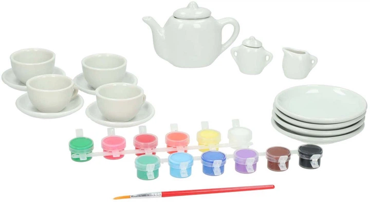 Zestaw kreatywny Speelgoed Color Day Tea Party 7220441 (8718012043541) - obraz 2