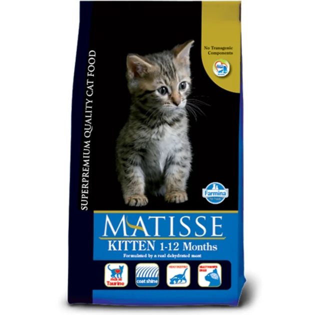 Сухий корм Farmina Matisse Kitten для кошенят, вагітних та годуючих кішок, з куркою, 10 кг (161039) - Фото 1 Сухий корм Farmina Matisse Kitten для кошенят, вагітних та годуючих кішок, з куркою, 10 кг (161039) - изображение 1