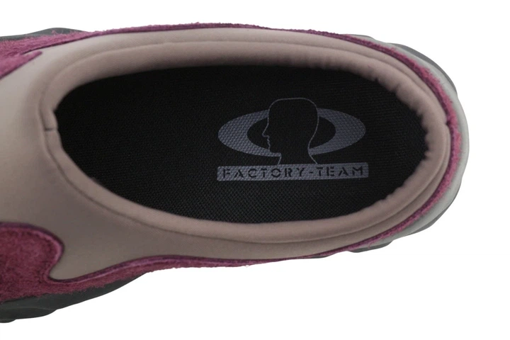 Чоловічі кросівки Oakley Factory Team X Brain Dead Chop Saw Mule замшеві бордового кольору 40.5 - изображение 7