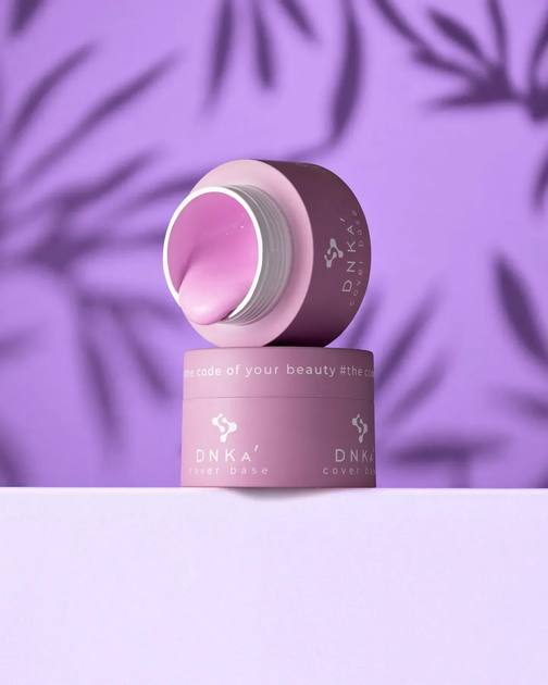 Моделювальний гель DNKa' Builder Gel #0007 Pink Pollen на 15 мл для зміцнення нігтів - зображення 2