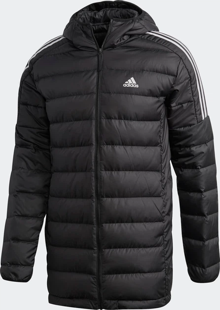 Чоловіча куртка Essentials Down Parka чорний S - Фото 1 Чоловіча куртка Essentials Down Parka чорний S - зображення 1
