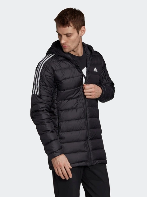 Чоловіча куртка Essentials Down Parka чорний S - Фото 5 Чоловіча куртка Essentials Down Parka чорний S - зображення 5
