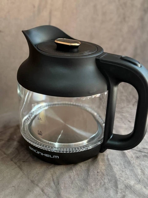 Електрочайник Grunhelm (EKG-25011B) 1,2л, 1630Вт, чорний - изображение 3