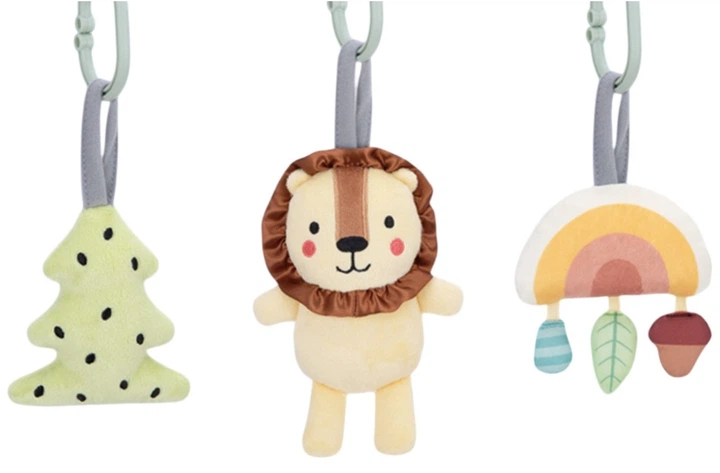 Розвивальна стійка Tooky Toy Baby Gym 3 плюшеві підвіски (6972633378013) - зображення 2