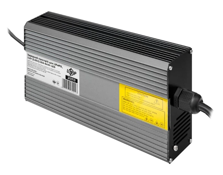 Зарядное устройство для аккумуляторов LiFePO4 LogicPower 3,2V 20A 64W LED (20313) - изображение 3