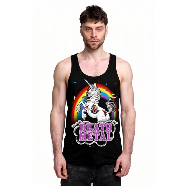 Майка Rockway Death Metal (Unicorn) Чорний, Розмір XL - изображение 2